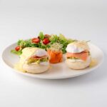 Breakfast Salmon Avocado Benedict